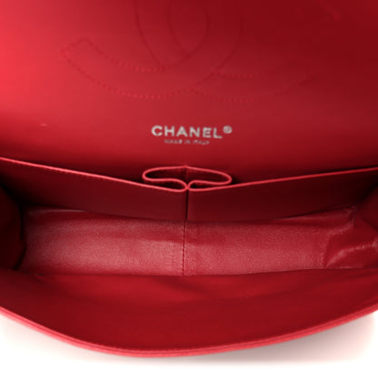 Chanel Caviar Quilted Jumbo Double Flap Dark Red 5 of 11