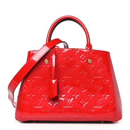 Louis Vuitton Vernis Montaigne BB Cherry 1 of 8