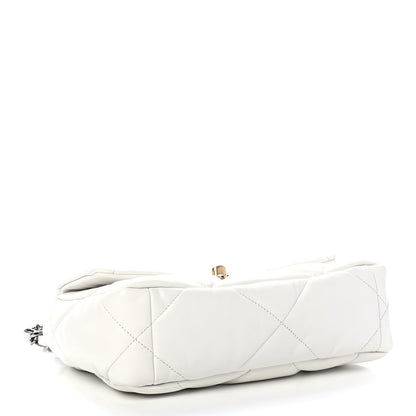 Chanel Lambskin Quilted Medium Chanel 19 Flap White 3 of 4