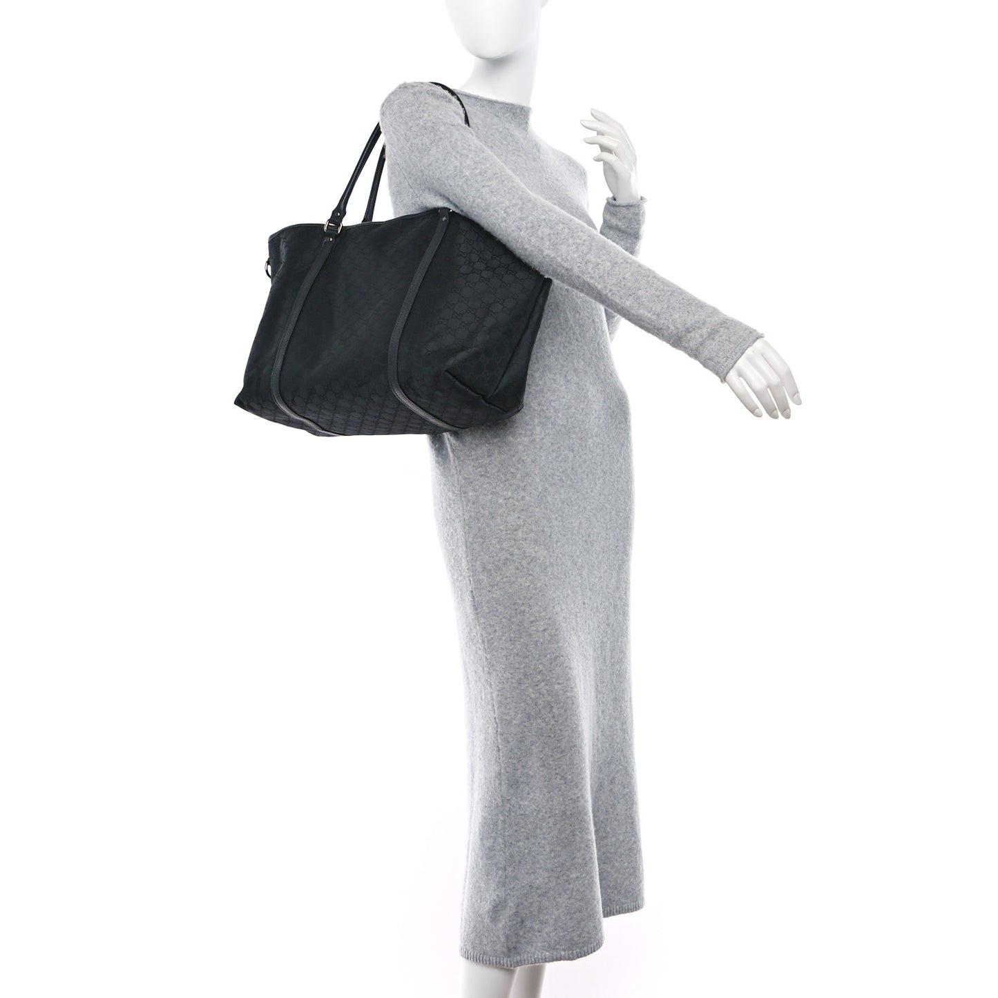 Nylon Monogram Large Joy Tote Black