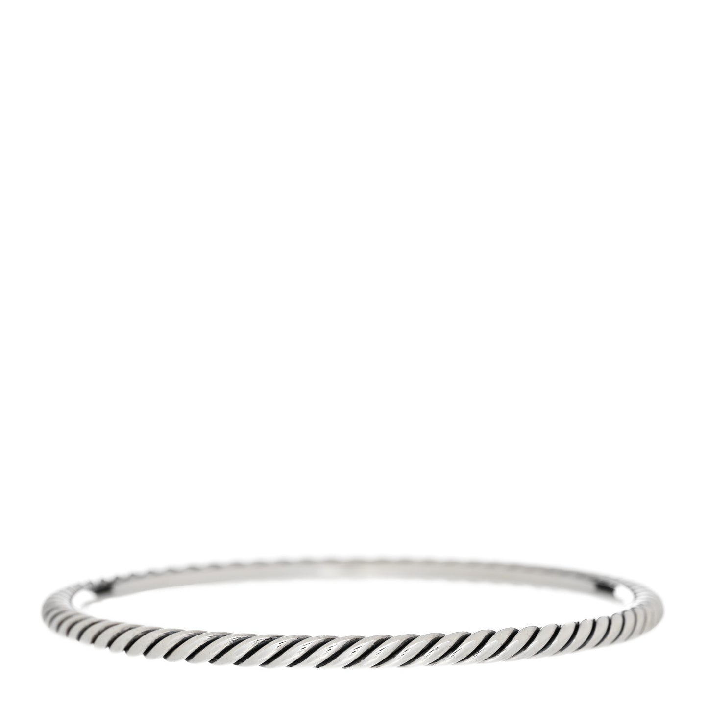 Sterling Silver 3.5mm Cable Classics Bangle Bracelet