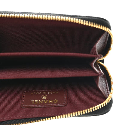 Chanel Caviar Quilted Zip Coin Purse Black 5 of 8