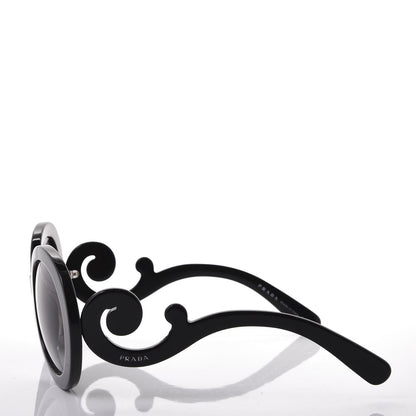 Prada Baroque Sunglasses SPR 27N Black 7 of 14