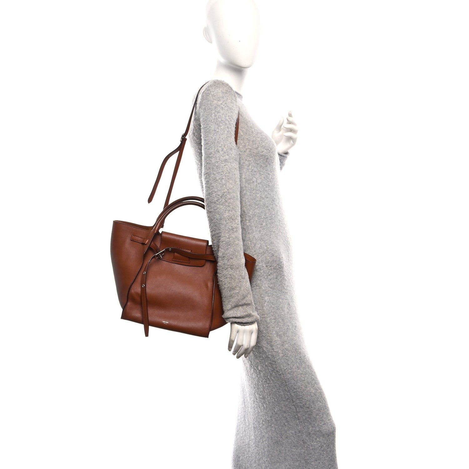 Celine Smooth Calfskin Small Big Bag Tan 2 of 14