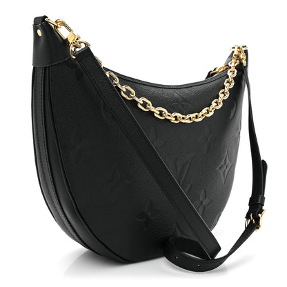 Louis Vuitton Empreinte Monogram Giant Loop Hobo Black 4 of 10
