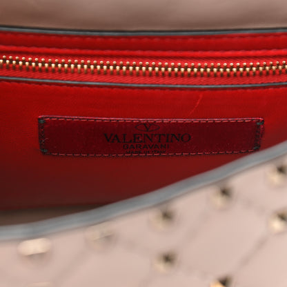 Valentino Garavani Nappa Medium Rockstud Spike Shoulder Bag Poudre 6 of 9