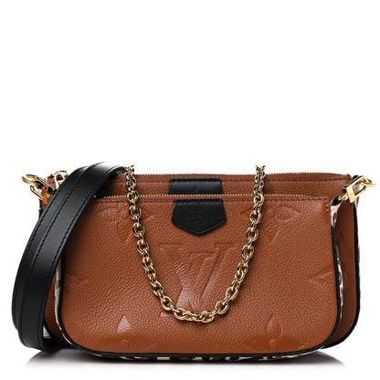 Louis Vuitton Empreinte Monogram Giant Wild At Heart Multi Pochette Accessories Caramel 1 of 11