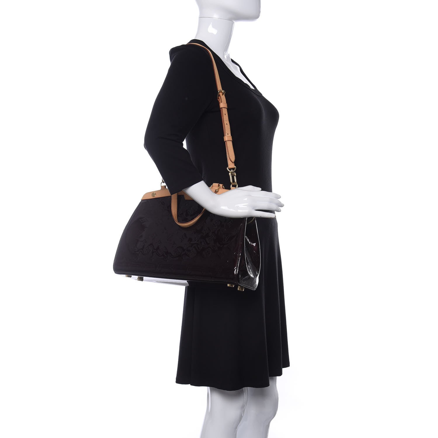 Louis Vuitton Vernis Brea MM Amarante 2 of 15