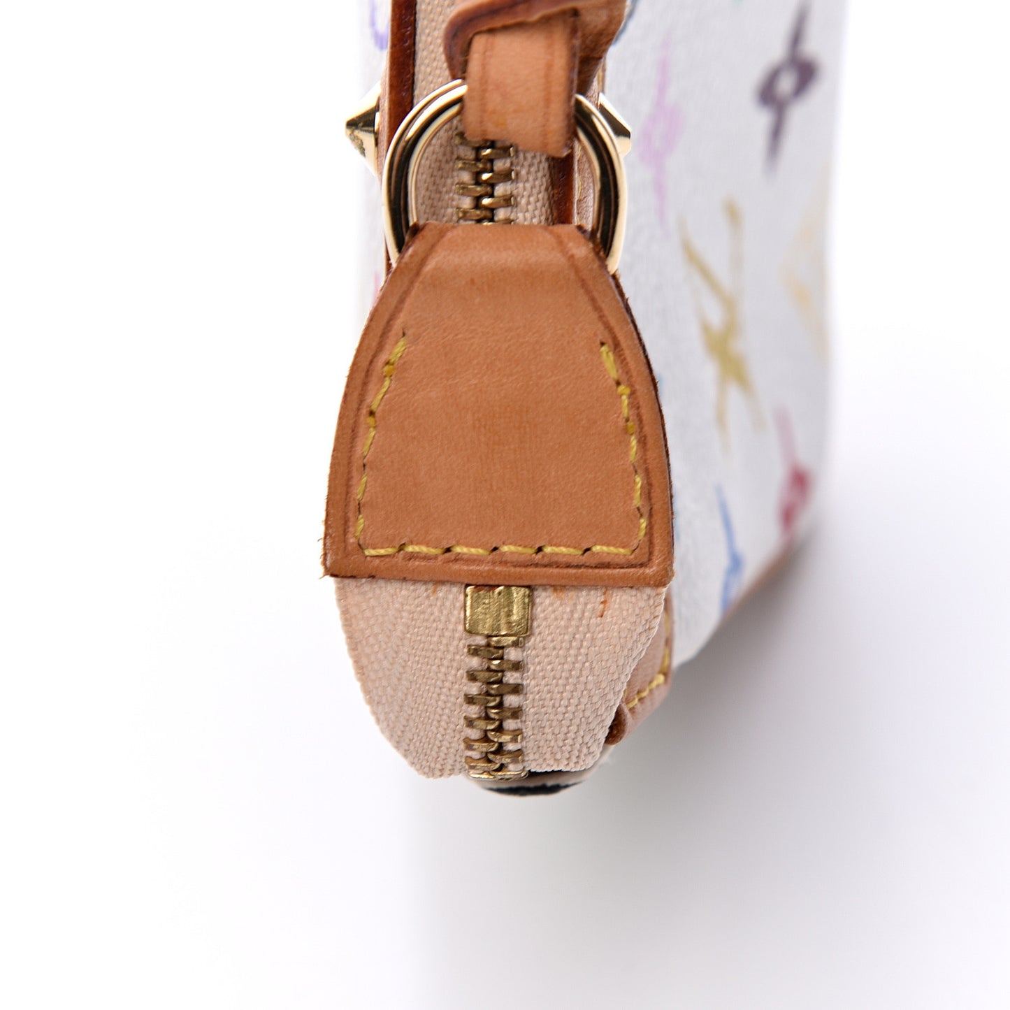 Monogram Multicolor Pochette Accessories White