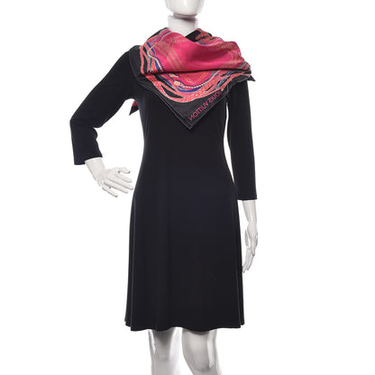 Louis Vuitton Silk Dreamonogram Shawl Pink 2 of 3