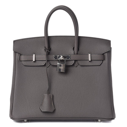 Hermes Togo Birkin 25 Etain 1 of 30