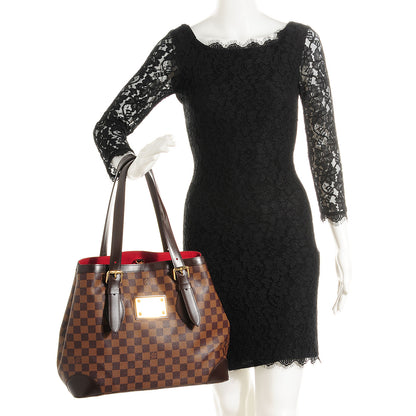 Louis Vuitton Damier Ebene Hampstead MM 2 of 7