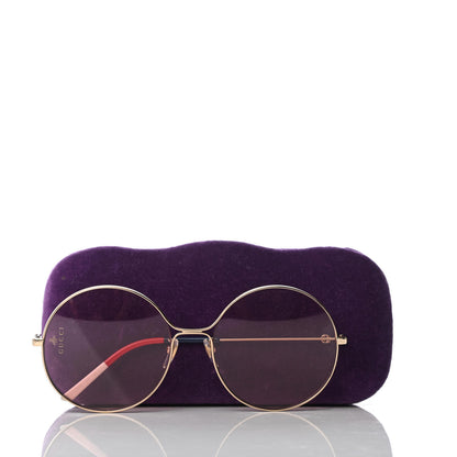 Gucci Round Sunglasses GG0395S Red Blue White 8 of 8