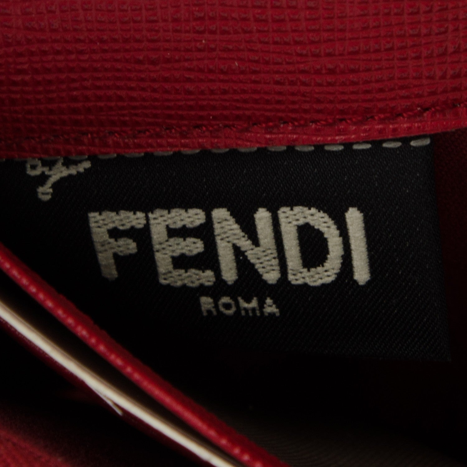 Fendi Zucca Spalmati Vitello Elite Simply Continental Wallet Tobacco Mattone 6 of 6