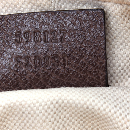 Gucci GG Supreme Monogram Web Mini Ophidia Messenger Brown 9 of 13
