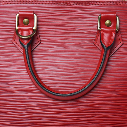 Louis Vuitton Epi Alma PM Castillan Red 10 of 12