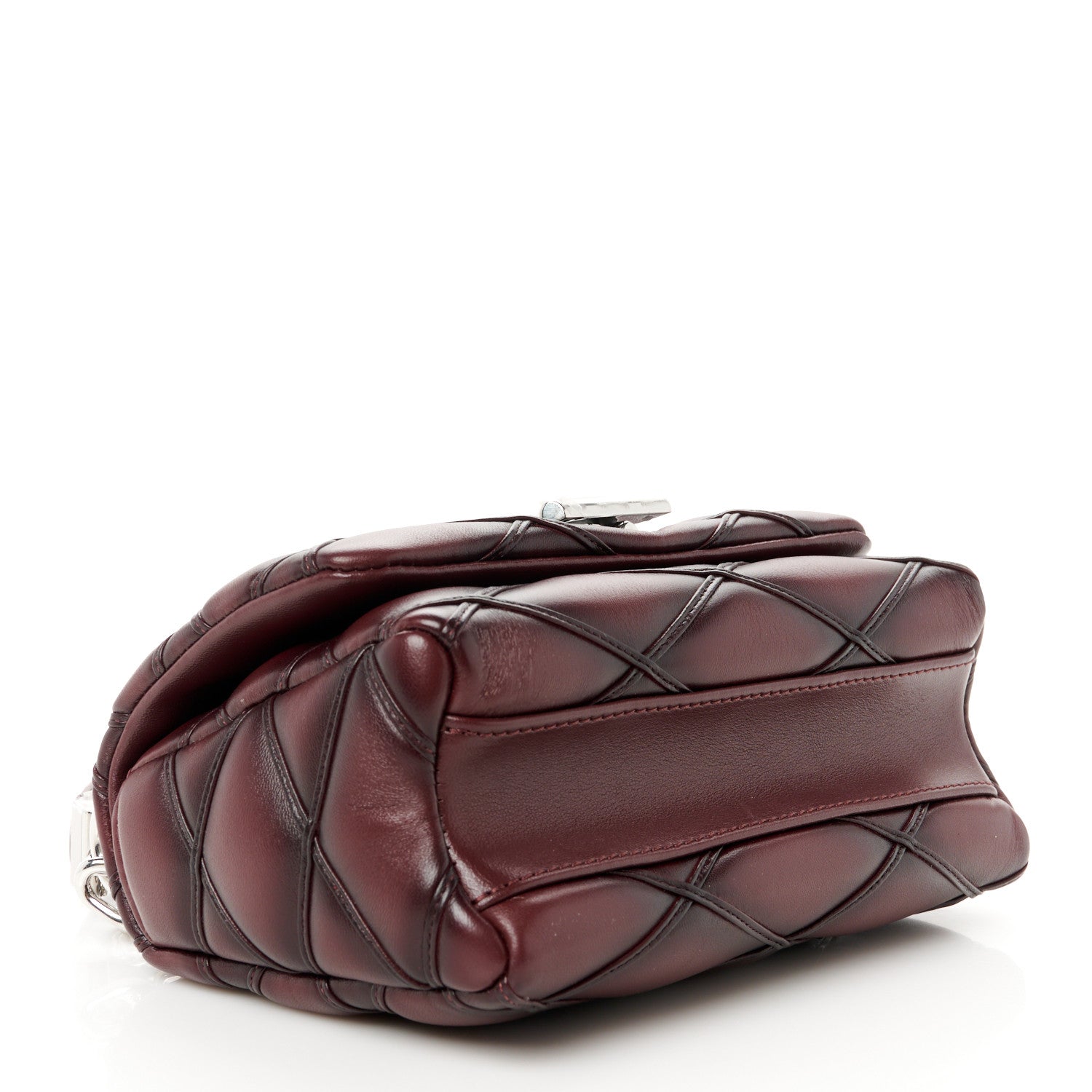 Louis Vuitton Lambskin Malletage GO-14 PM NM Bordeaux 5 of 12