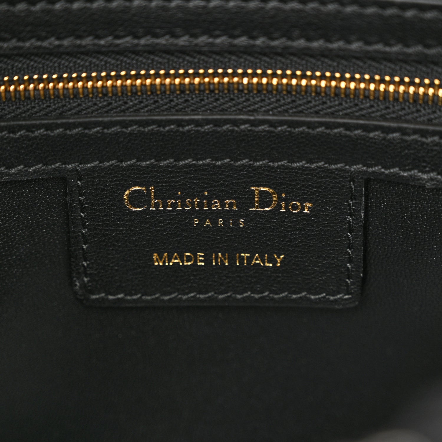 Christian Dior Tweed Cannage Groove 20 Bag Black White 6 of 14