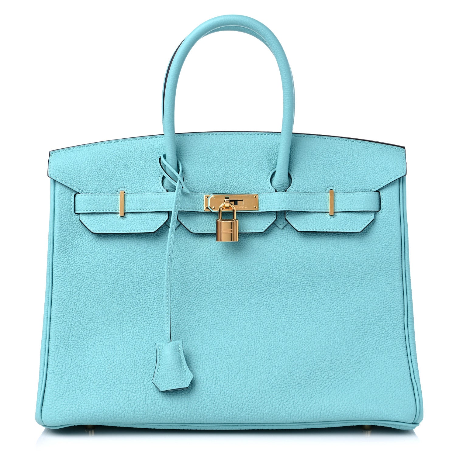 Hermes Togo Birkin 35 Bleu Atoll 1 of 9