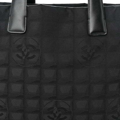 Chanel Nylon Large Travel Tote Black 8 of 10