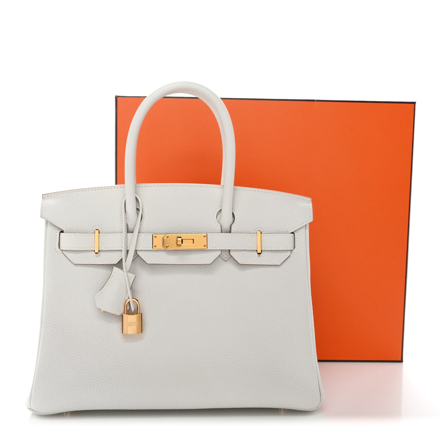 Hermes Togo Birkin 30 Gris Pale 13 of 13