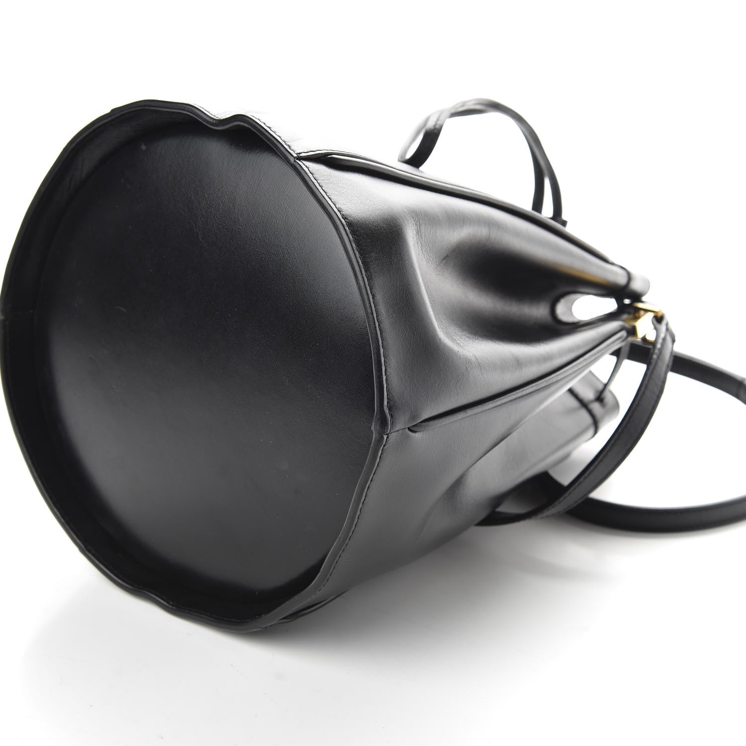 Saint Laurent Smooth Calfskin Medium Talitha Bucket Bag Black 7 of 10