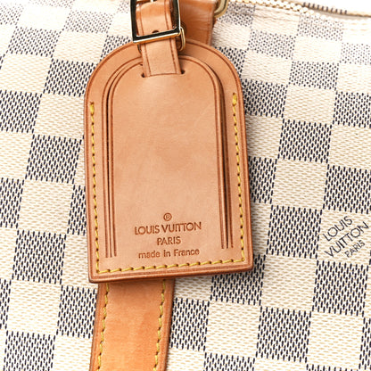 Louis Vuitton Damier Azur Keepall 50 6 of 15