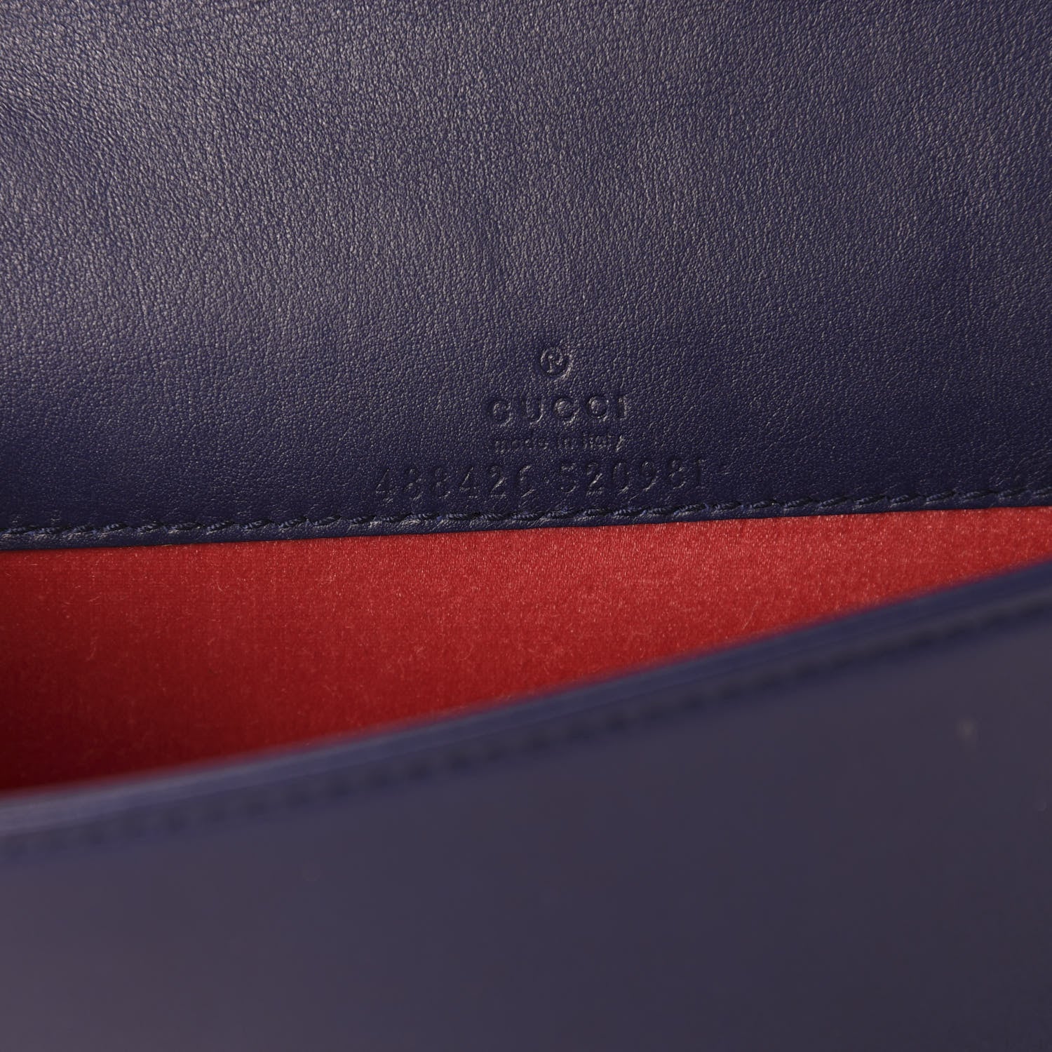 Gucci Velvet Matelasse GG Marmont Mini Bag Cobalt Blue 8 of 10