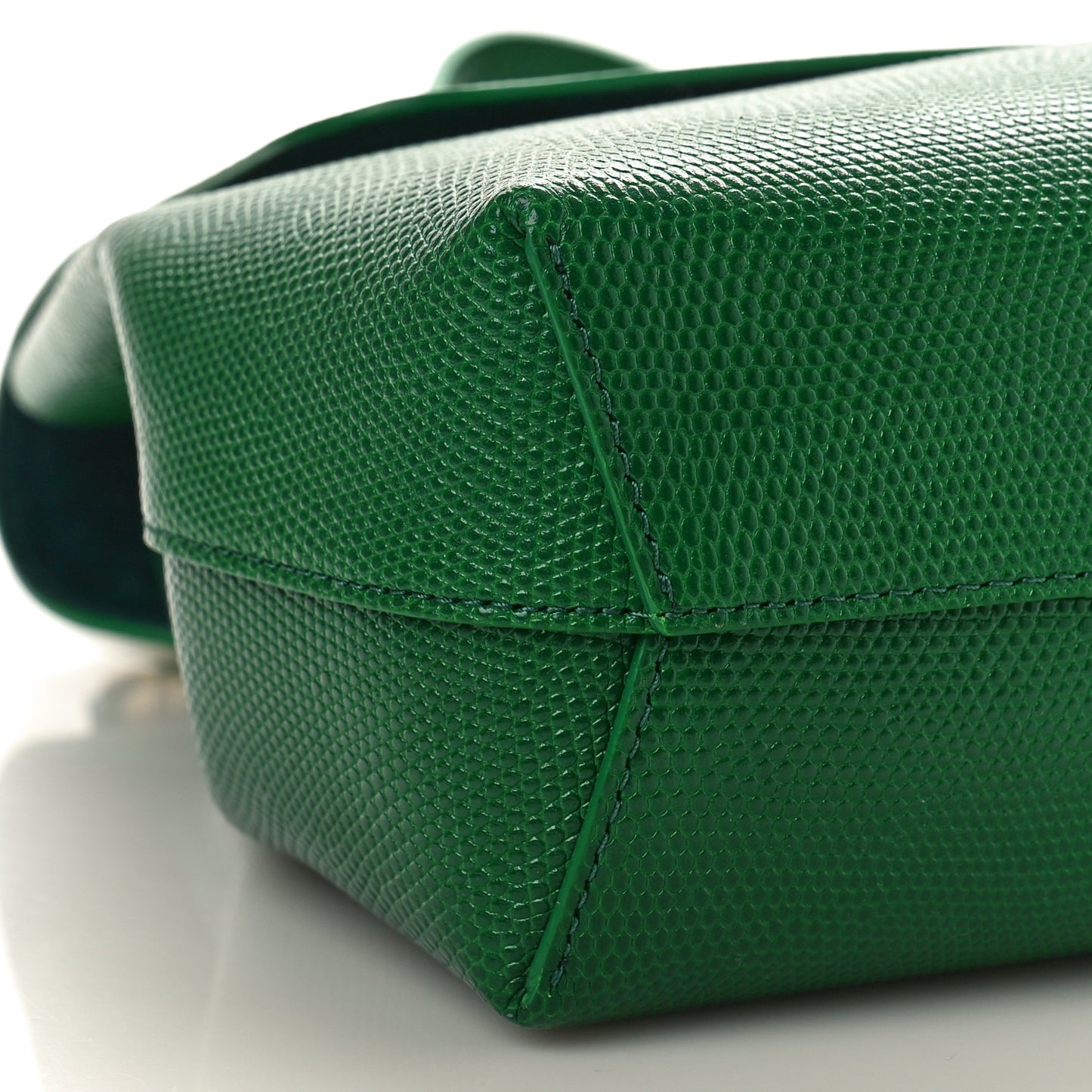 MANSUR GAVRIEL Lizard Embosed Mini Lady Bag Leaf