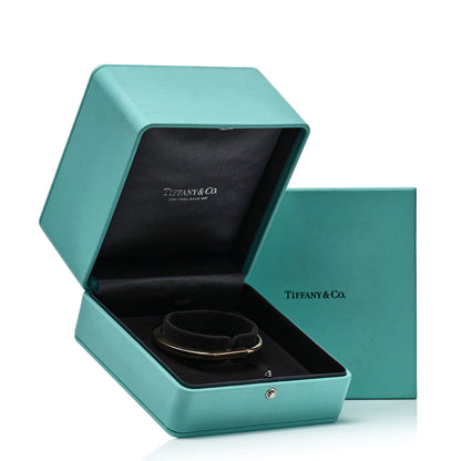 Tiffany 18K Rose Gold Tiffany Lock Bangle Bracelet 4 of 4
