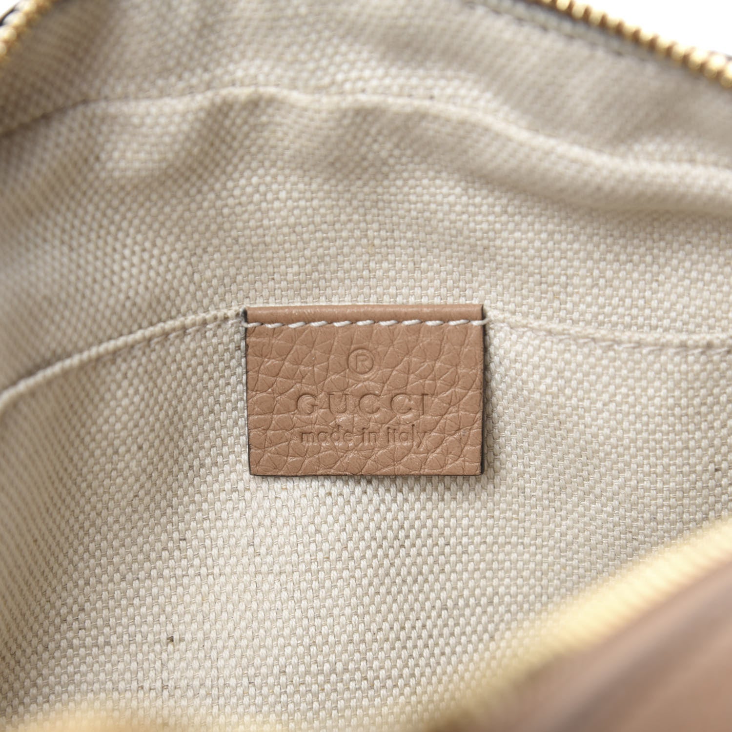 Gucci Pebbled Calfskin Small Soho Disco Bag Rose Beige 9 of 12