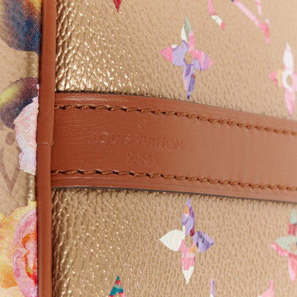 Louis Vuitton Metallic Monogram LV Garden Speedy Bandouliere 25 Gold 9 of 12