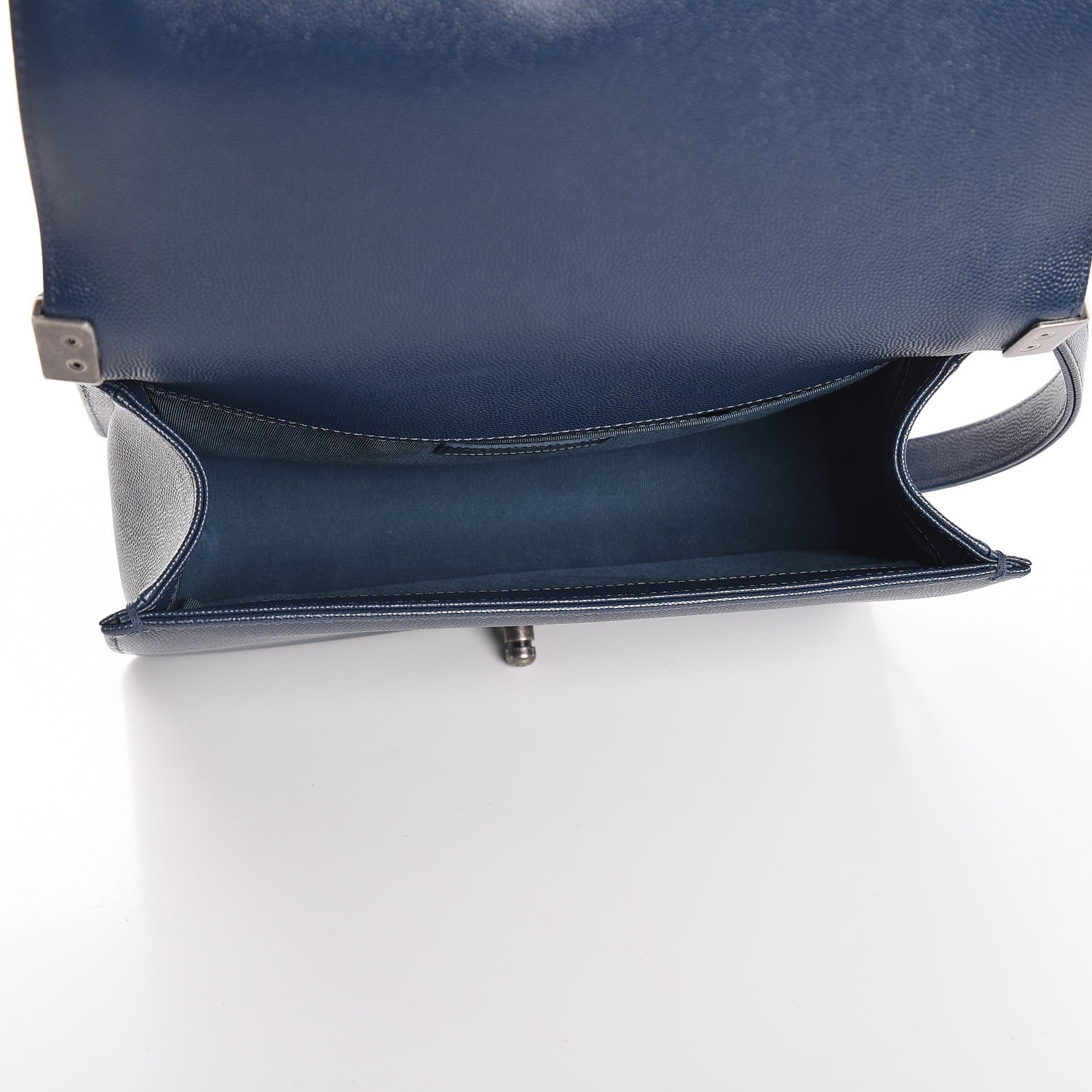 Chanel Caviar Quilted Medium Boy Flap Dark Blue 5 of 7