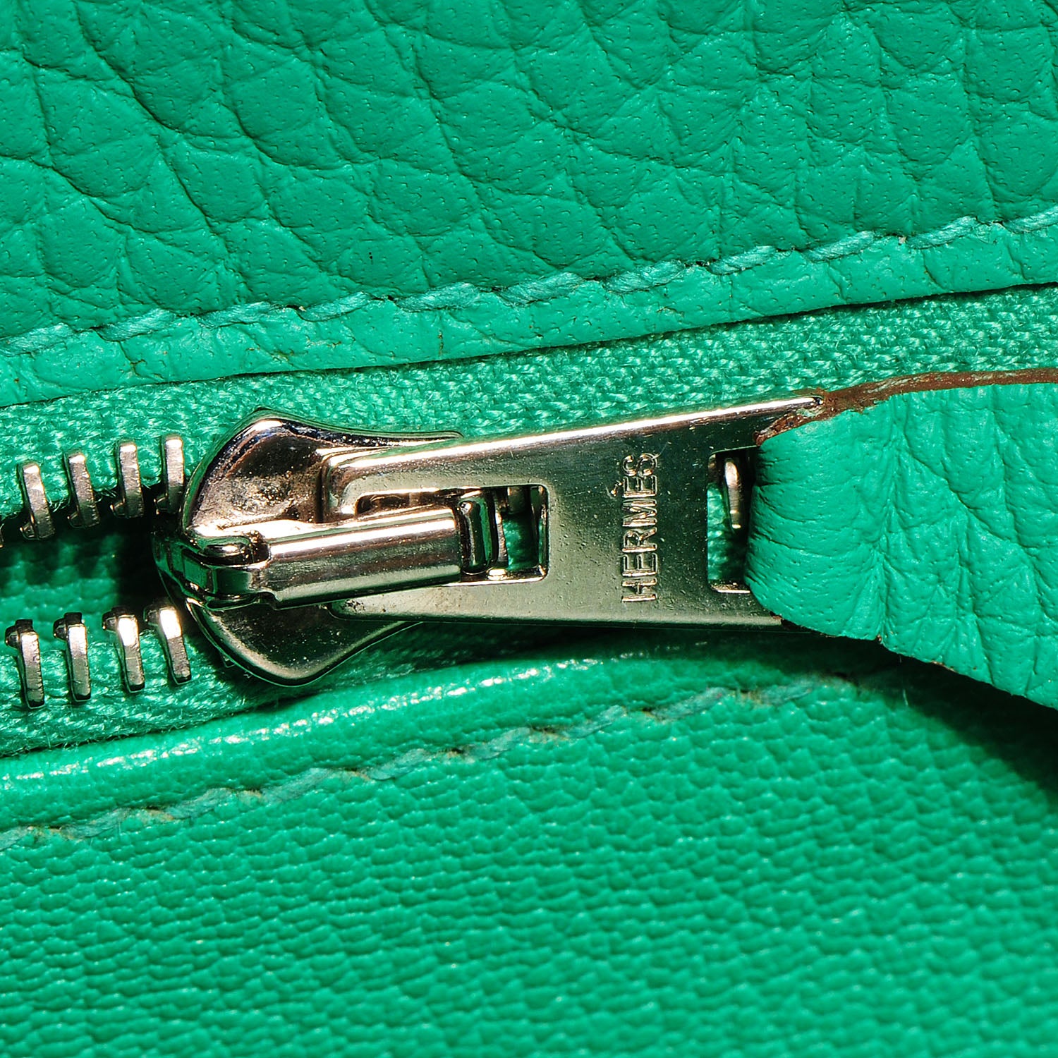 Hermes Taurillon Clemence Kelly Retourne 35 Menthe 20 of 24