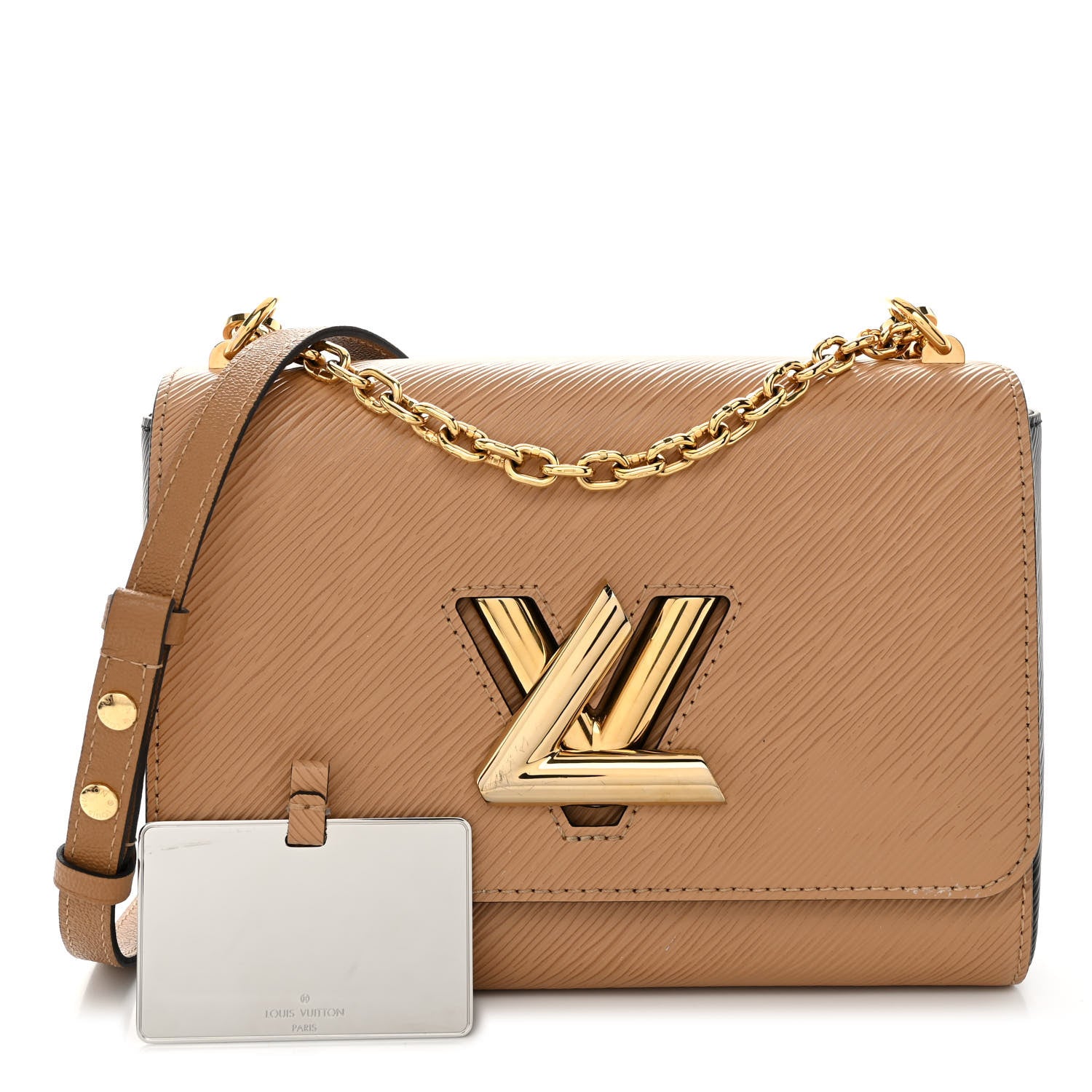 Louis Vuitton Epi Twist Shoulder Bag MM Camel 1 of 10