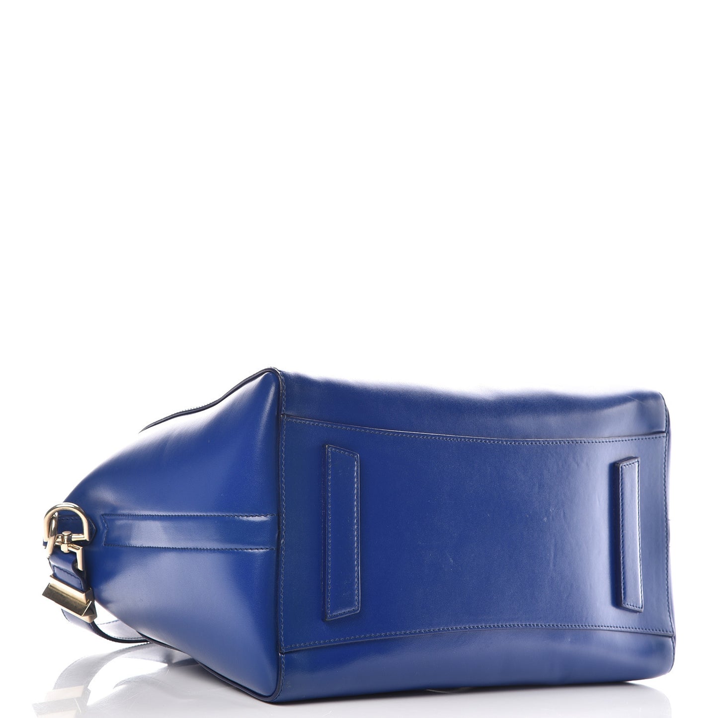 Shiny Lord Calfskin Medium Antigona Blue