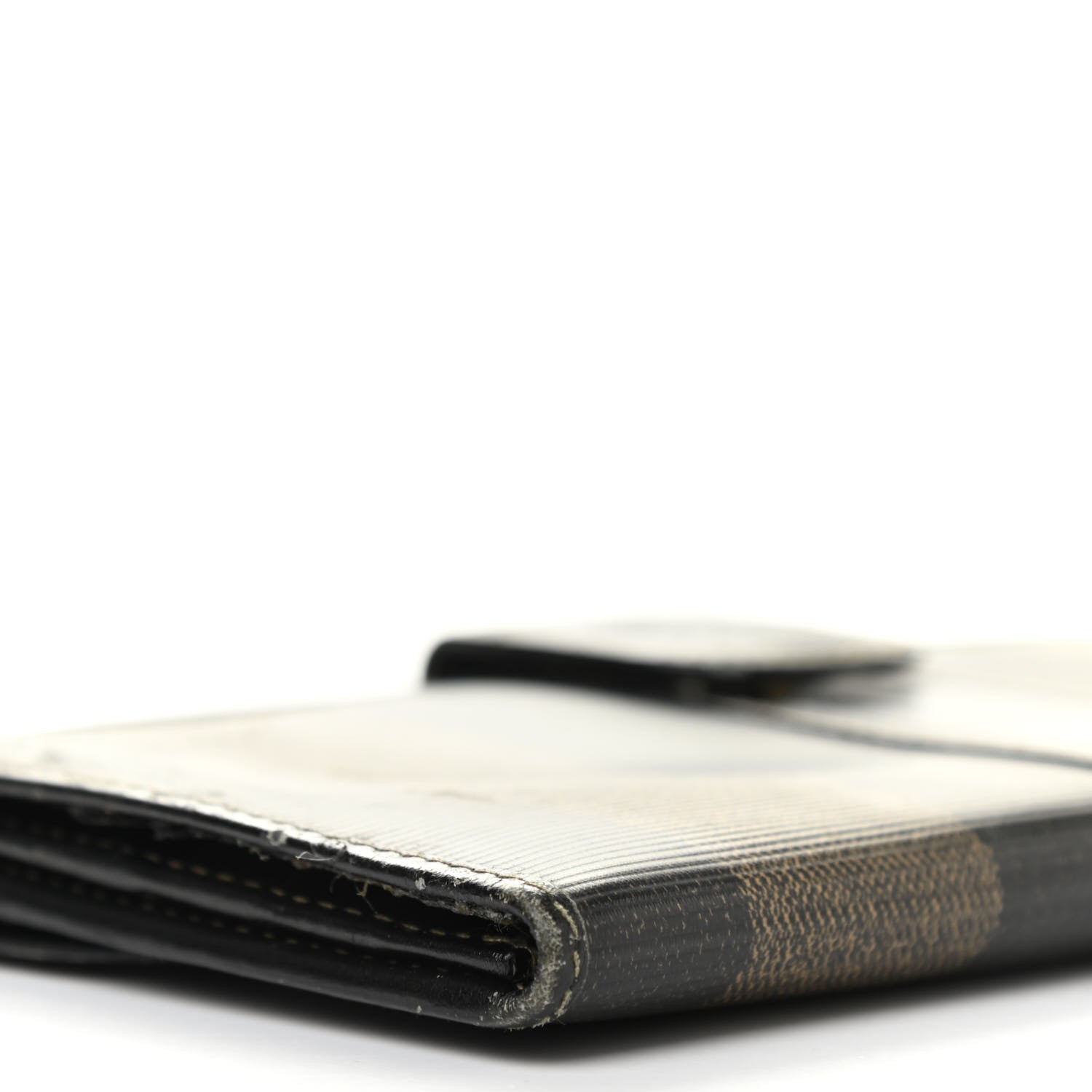 Fendi Pequin Continental Wallet Dark Brown 9 of 15