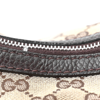 Gucci Monogram Medium Techno Horsebit Hobo Brown 10 of 10