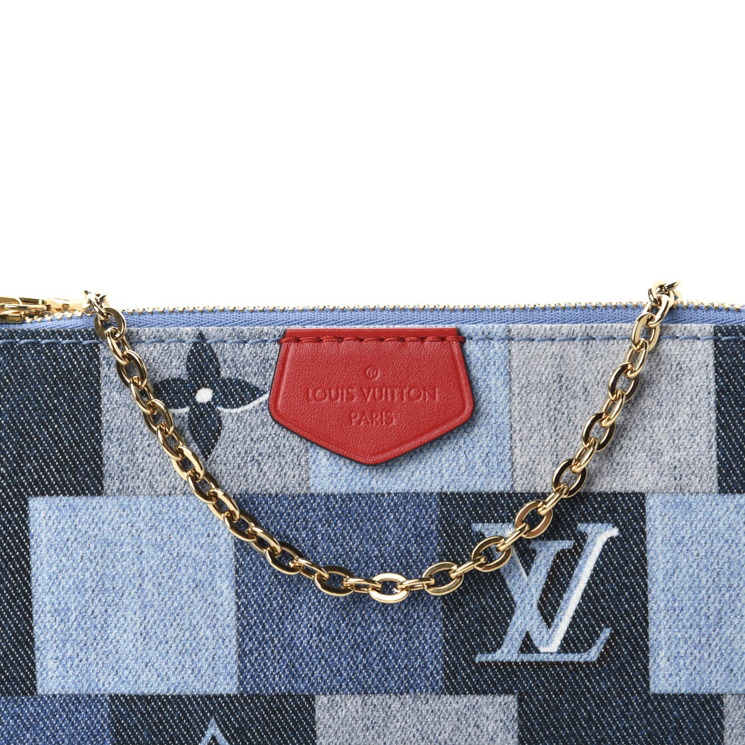 Louis Vuitton Denim Multi Pochette Accessories Mini Pochette 10 of 10