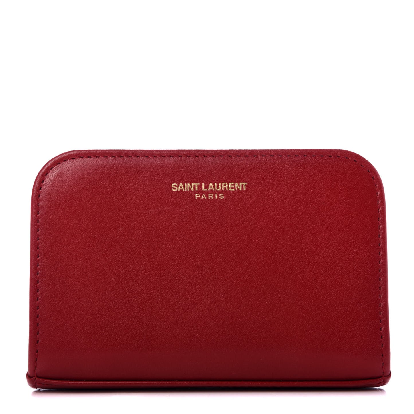 Calfskin Small Coin Purse Red