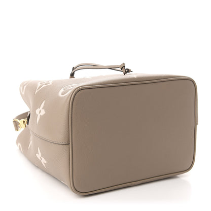 Louis Vuitton Empreinte Monogram Giant Neonoe MM Tourterelle Creme 5 of 11
