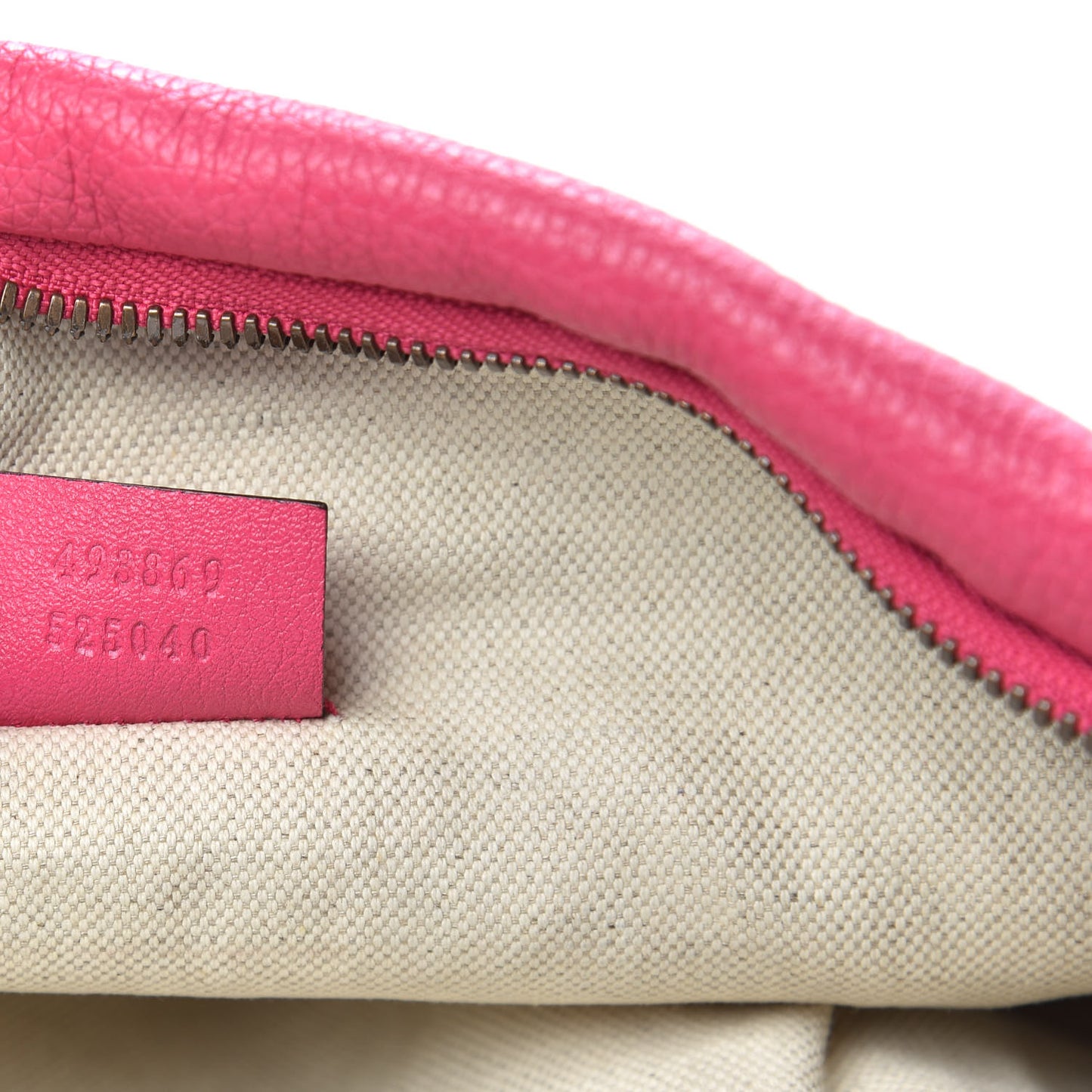 Grained Calfskin Logo Belt Bag Pink