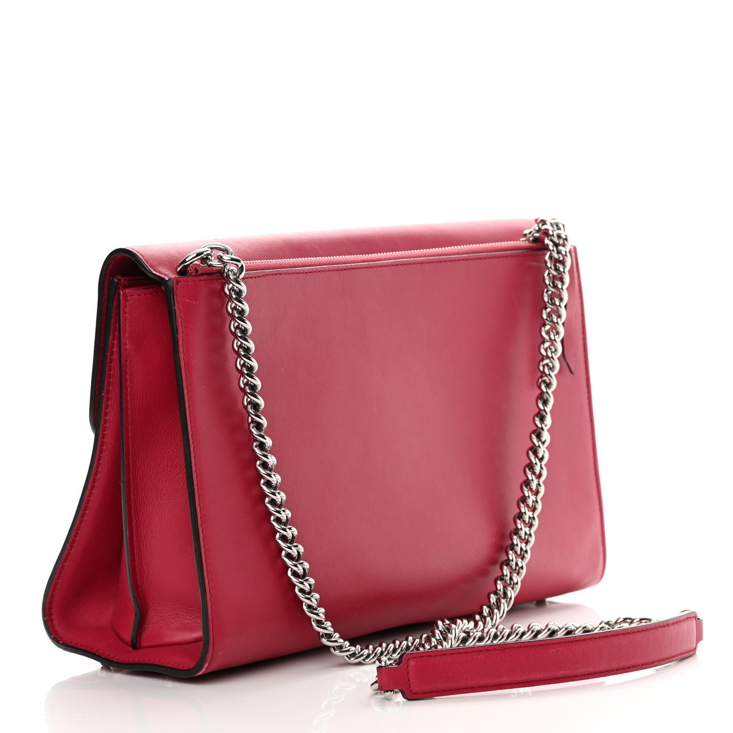 Gucci Moon Calfskin Medium Interlocking G Shoulder Bag Petunia 3 of 21