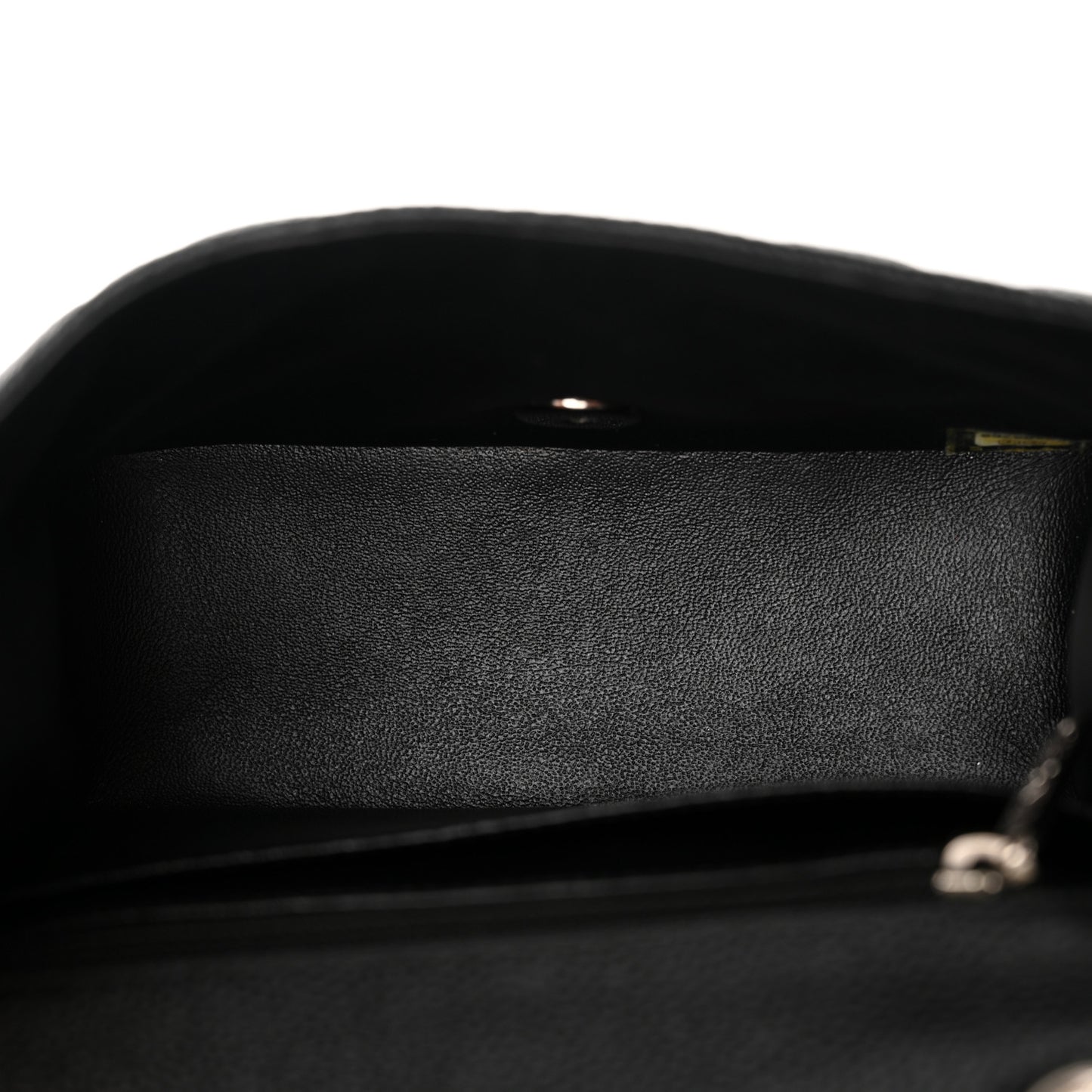 Caviar Quilted Mini Square Flap Black
