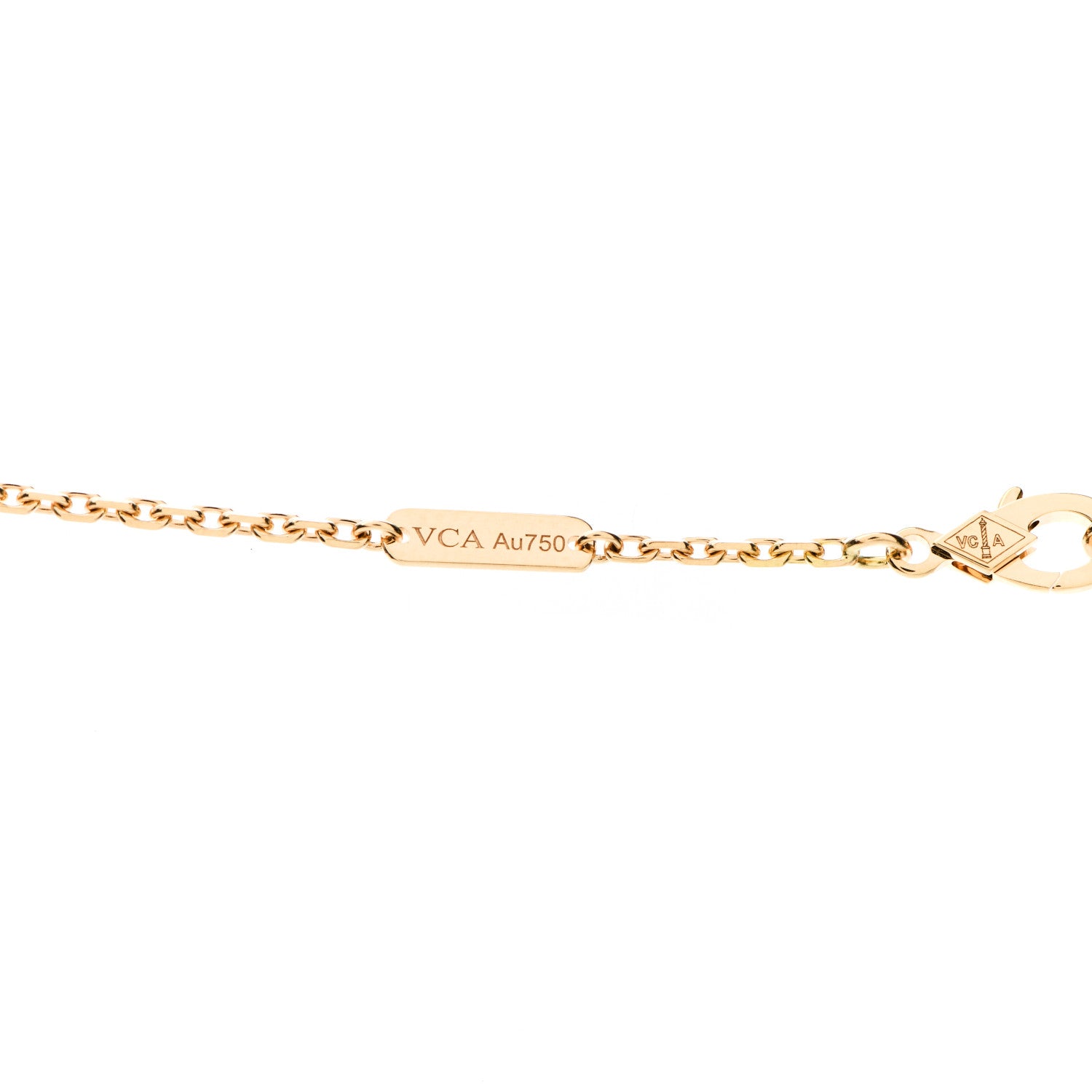 Van Cleef & Arpels 18K Yellow Gold Black Onyx Magic Alhambra Pendant Necklace 5 of 7