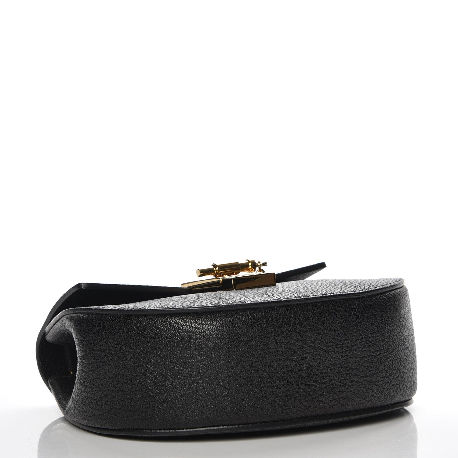 Chloe Grained Lambskin Mini Drew Shoulder Bag Black 4 of 7