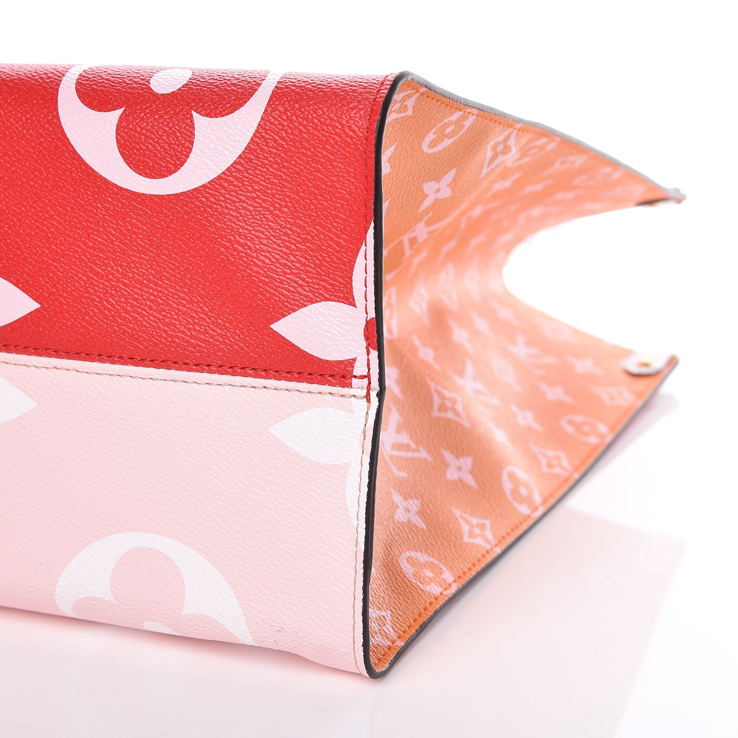 Louis Vuitton Monogram Giant Onthego GM Rouge Rose 9 of 9