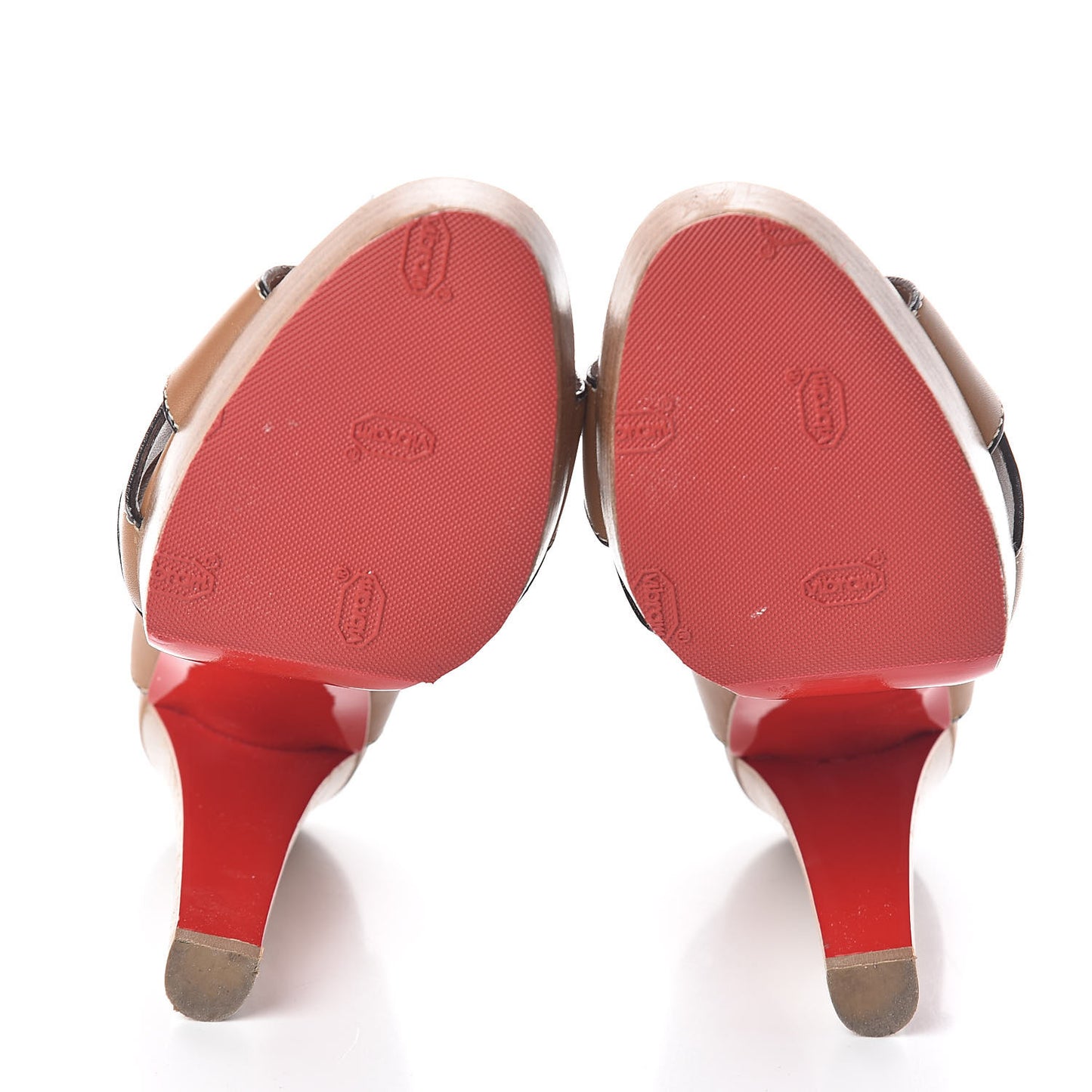 Calfskin Apron Lili 120 Pumps 38.5 Camel