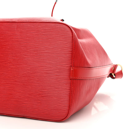 Louis Vuitton Epi Petit Noe Castillan Red 8 of 10