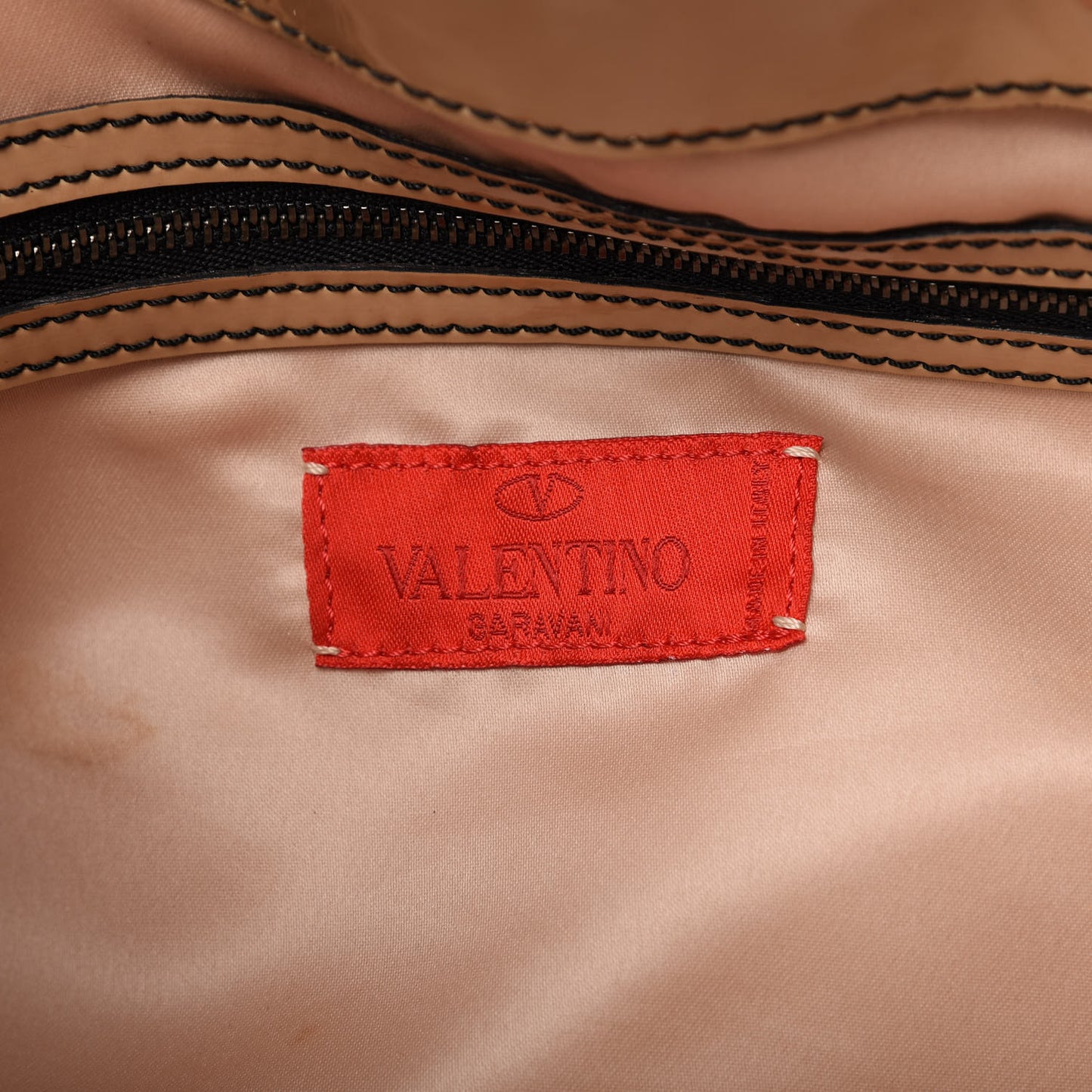 Silk Patent Rosier Tote Nude